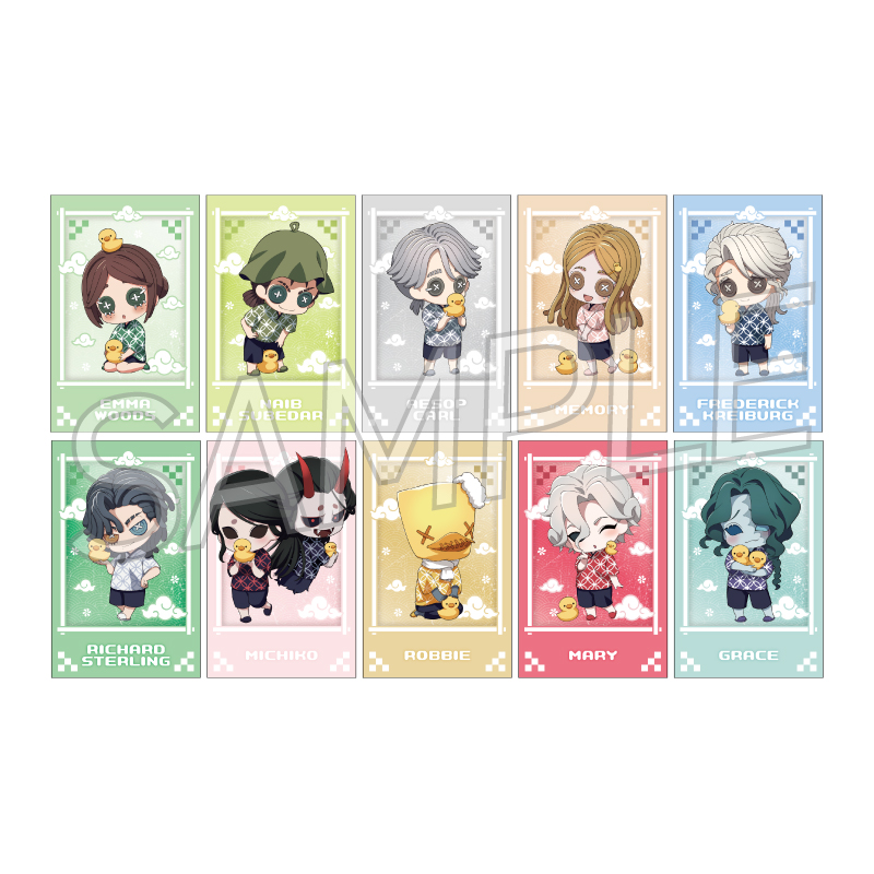 トレーディングチェキ風カード2枚入り(ミニキャラver.)