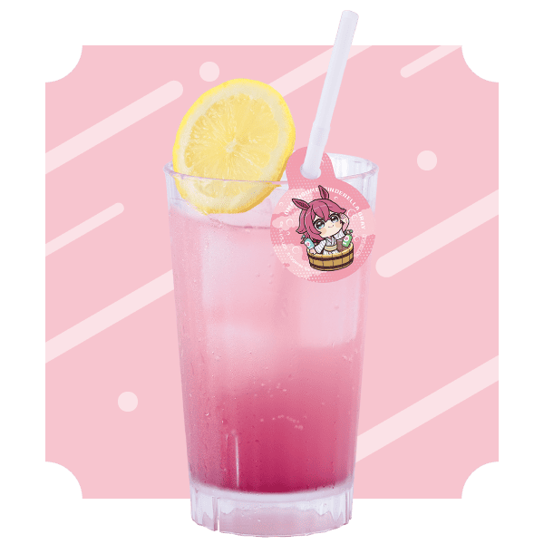 サクラチヨノオーのピーチレモンスカッシュ