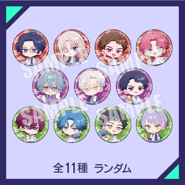 トレーディング缶バッジB(ミニキャラver.) 全11種ランダム