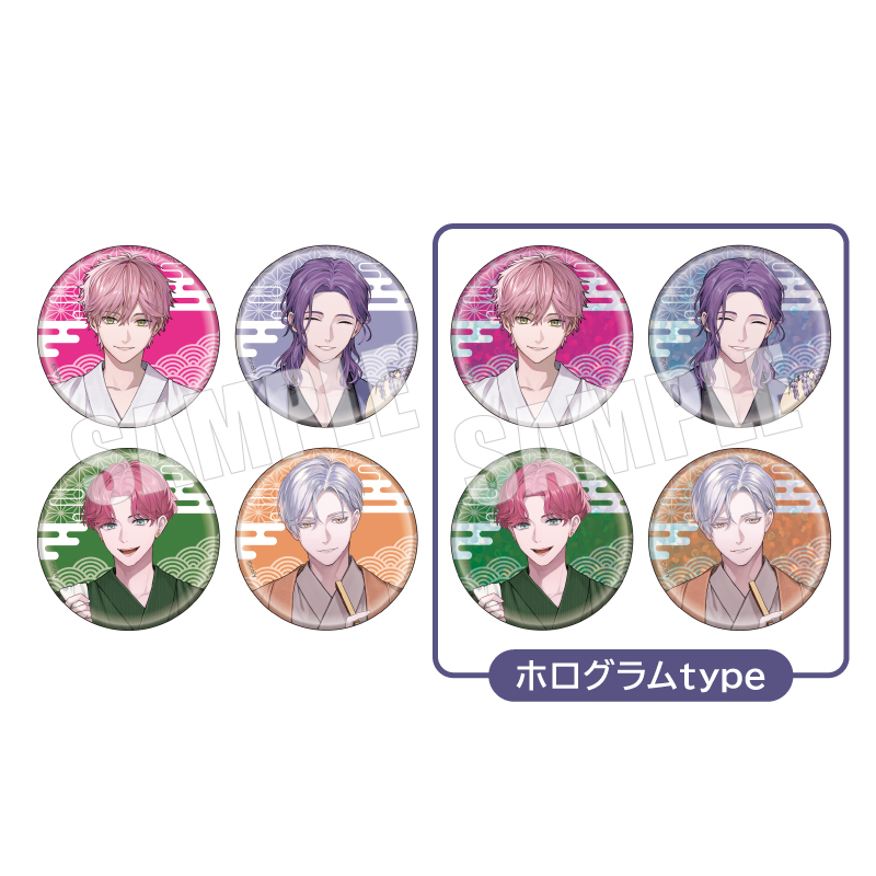 トレーディング缶バッジ(等身ver.)