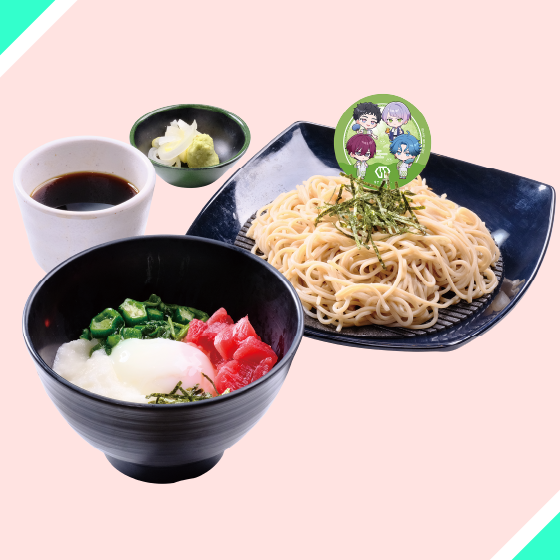 特務部の蕎麦と海鮮ねばとろ丼