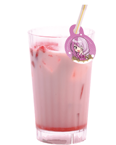 メグメグのバイオレンスキュートなストロベリーホワイトチョコミルク