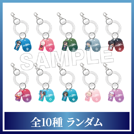 トレーディングロッカーキー風キーホルダー