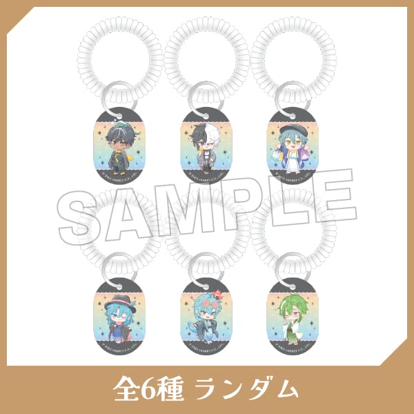 ミニキャラロッカーキー風キーホルダーNOIR BOUQUET ver.