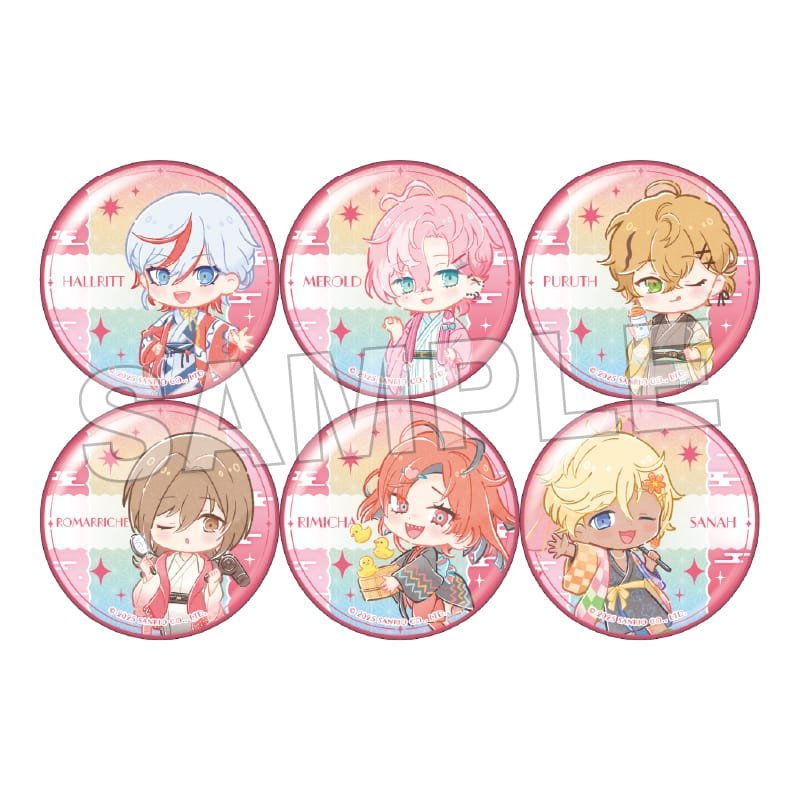 ミニキャラ缶バッジRED BOUQUET ver.1個 550円(税込)
