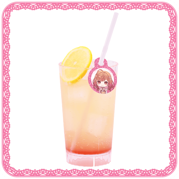 お肌にビタミン！ピンクスカッシュ