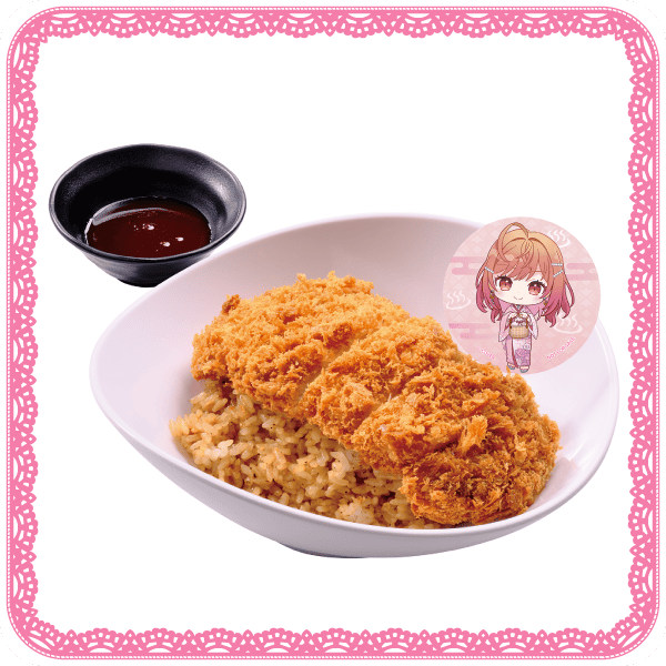 大天才！莉々華のガッツリガーリックカツ丼