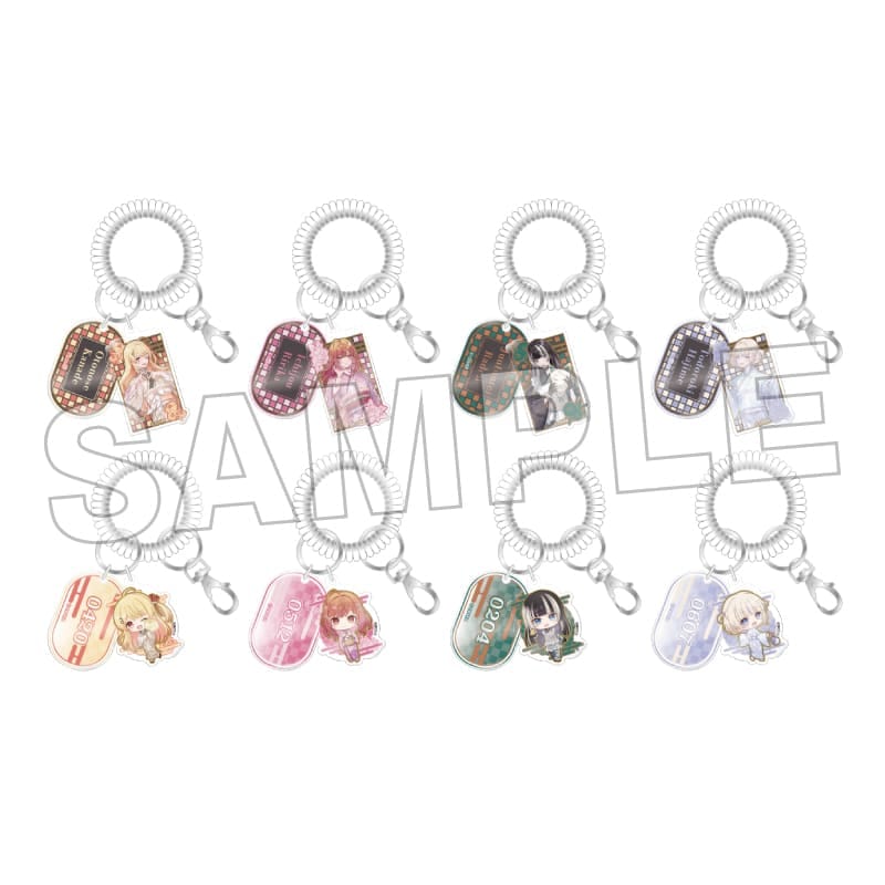 トレーディングロッカーキー風アクリルキーホルダー