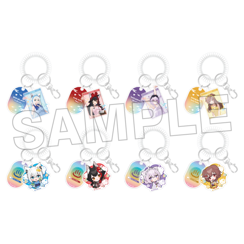 トレーディングぐるぐるロッカーキー風キーホルダー フロあがりver./ミニキャラver.