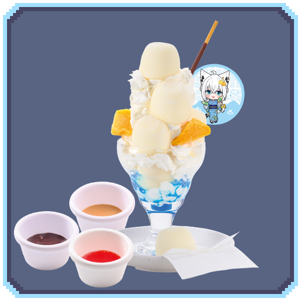 あつまれすこん部！もちもちアイス大福 コースター2枚