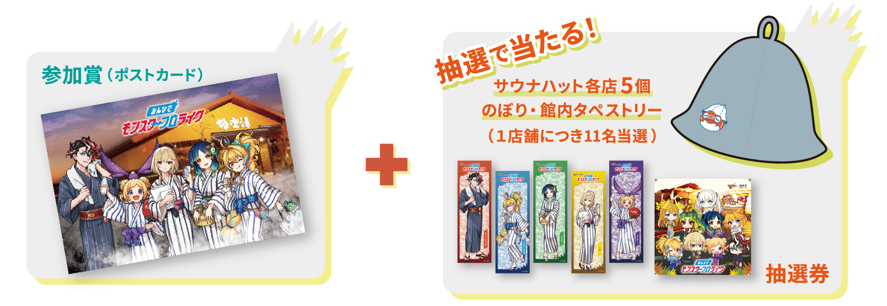 参加賞+抽選券