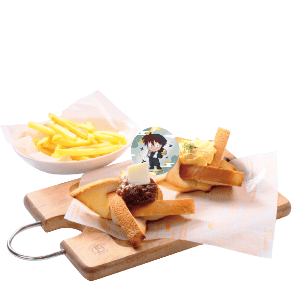 みんなで鍛練！手裏剣トースト