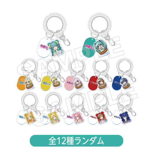 ロッカーキー風キーホルダー 全12種ランダム