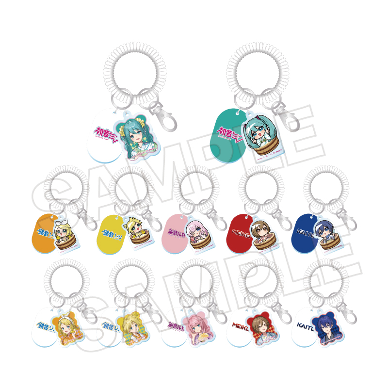 トレーディングロッカーキー風キーホルダー