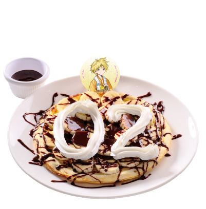 鏡音レンのたっぷりバナナのカスタード02ピザ