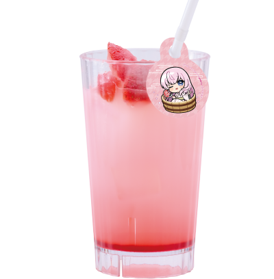 巡音ルカのいちご杏仁ホワイトピンクウォーター