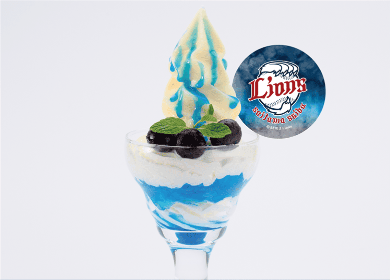 ブルーアンベールパフェ