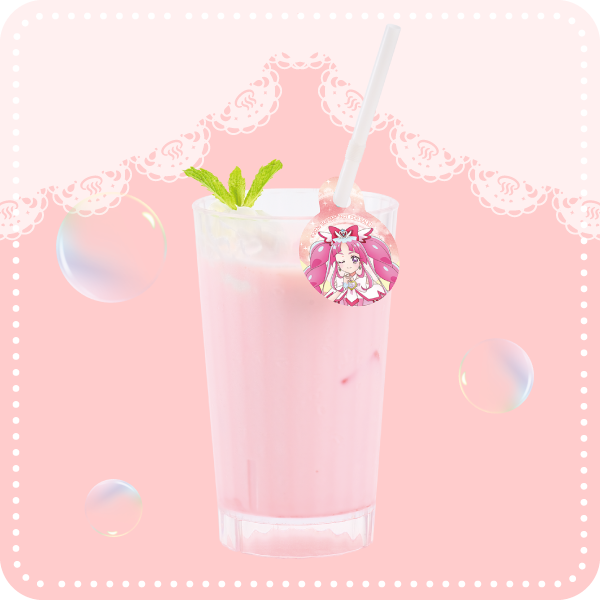 キュアミスティックのいちごともものみるく