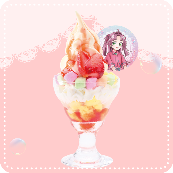 みくるのかわいいいちごパフェ