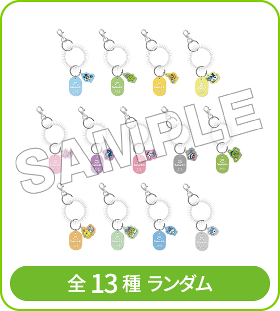 ビバのんのんトレーディングロッカーキー風アクリルキーホルダー