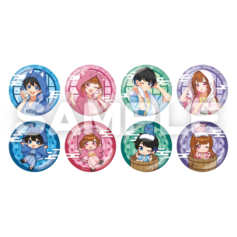 オーロラ缶バッジコレクション