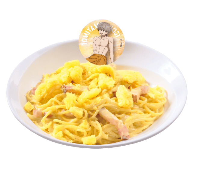 駄菓子を使ったコンポタパスタ